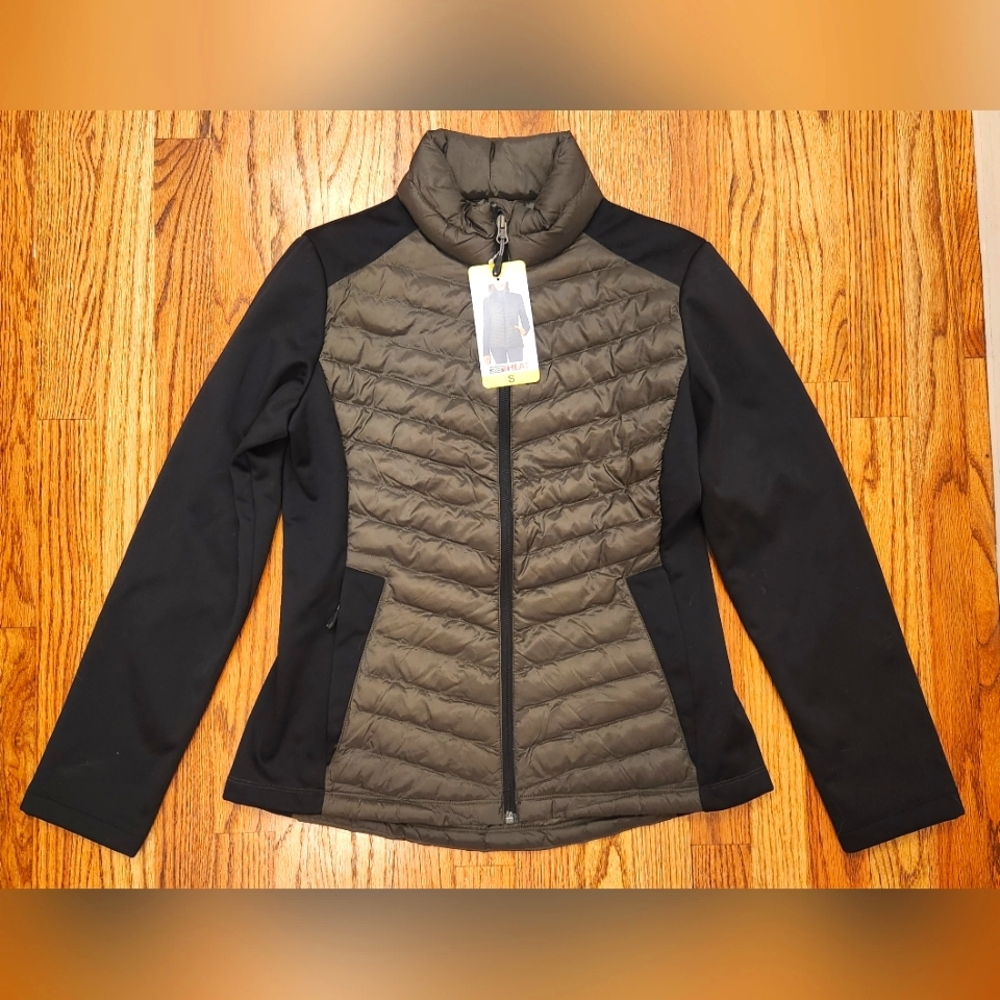 32 Degrees Womens Mixed Media Jacket, New w/tags, Size Small